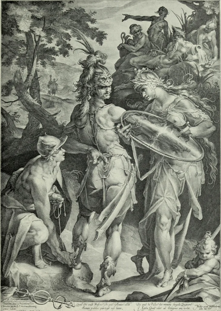 An illustration from Der Kupferstich, 1904, leaf 57