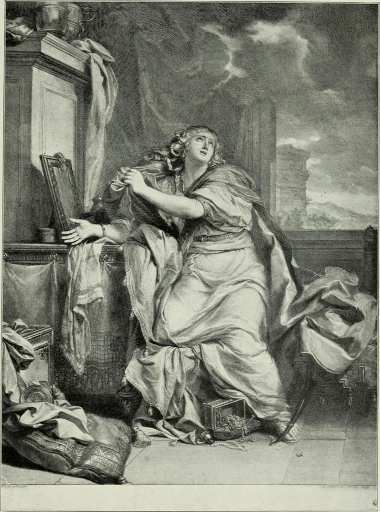 An illustration from Der Kupferstich, 1904, leaf 65