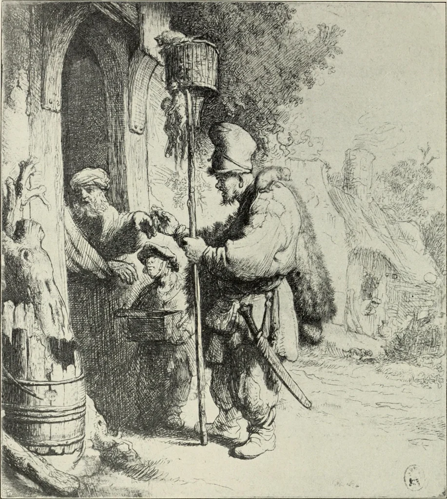 An illustration from Der Kupferstich, 1904, leaf 74