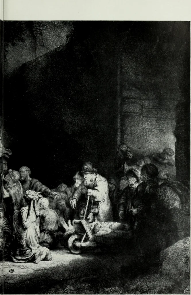 An illustration from Der Kupferstich, 1904, leaf 77
