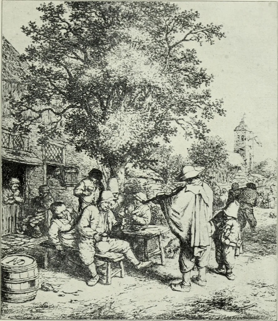 An illustration from Der Kupferstich, 1904, leaf 83