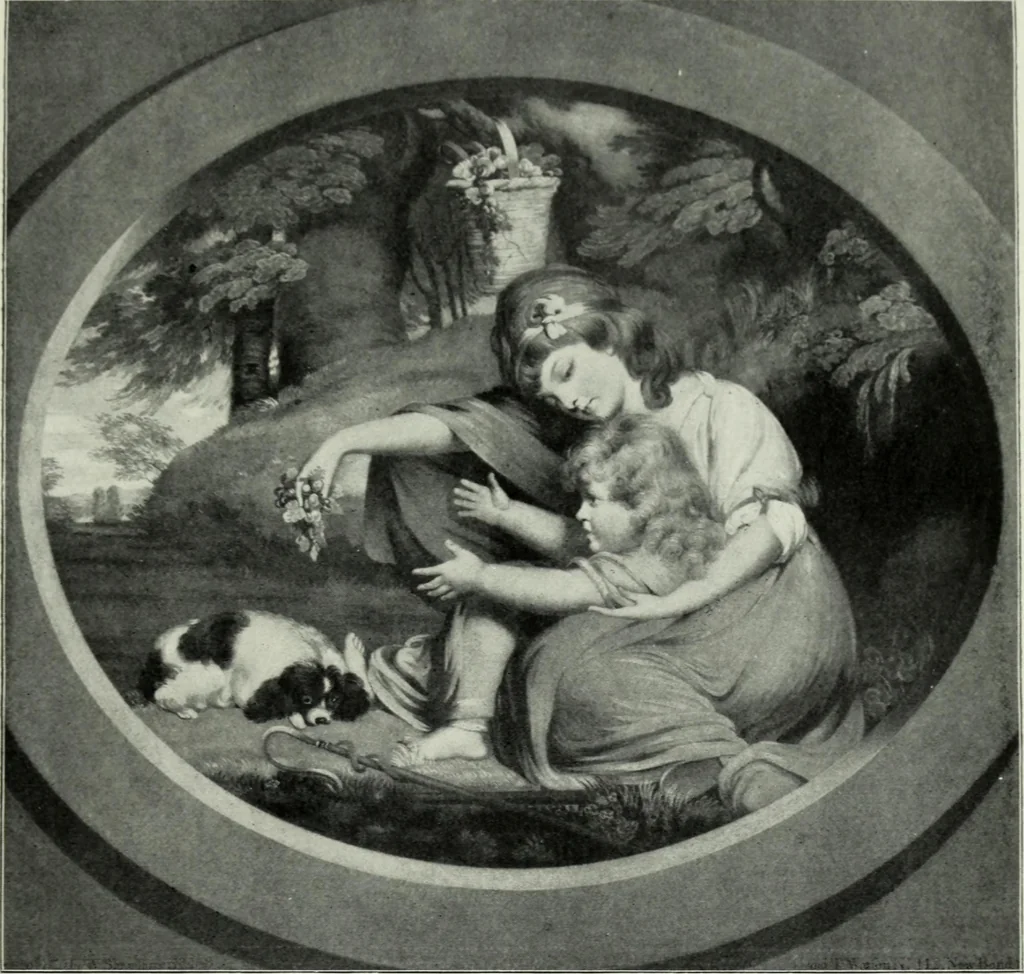 An illustration from Der Kupferstich, 1904, leaf 91