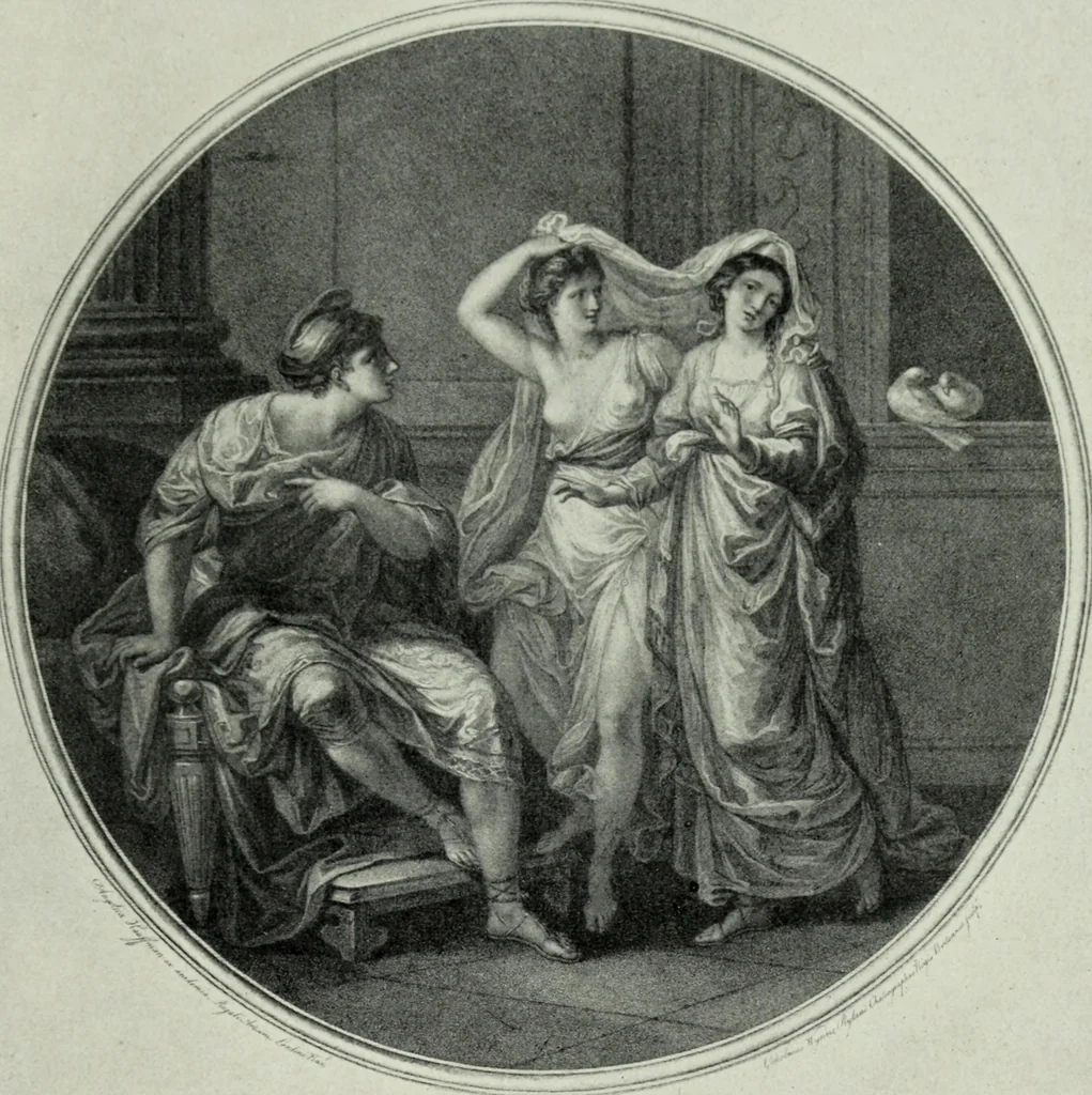 An illustration from Der Kupferstich, 1904, leaf 97