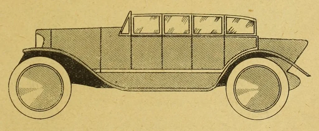An illustration from Der Motorwagen, 1898, leaf 105