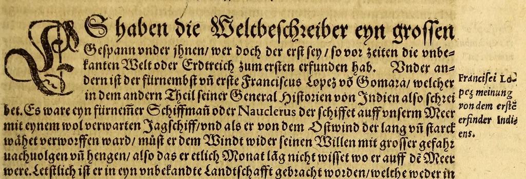 An illustration from Der Newenn Weldt vnd indianischen Königreichs, newe vnnd wahrhaffte History, : von allen Geschichten, Handlungen, Thaten, strengem vnnd ernstlichem Regiment der Spanier gegen den Indianern, vngläublichem grossem gut ..., 1579, leaf 25
