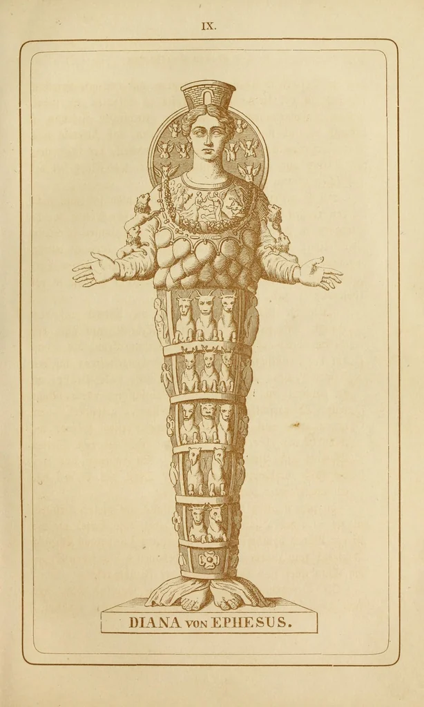 An illustration from Der Olymp, oder, Mythologie der Griechen und Römer : mit Einschluss der aegyptischen, nordischen und indischen Götterlehre : zum Selbtsunterricht für die erwachsene Jugend und angehende Künstler, sowie für höhere Lehranstalten, 1868, leaf 163