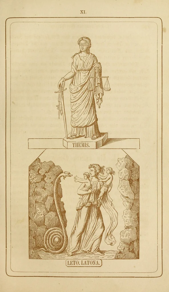 An illustration from Der Olymp, oder, Mythologie der Griechen und Römer : mit Einschluss der aegyptischen, nordischen und indischen Götterlehre : zum Selbtsunterricht für die erwachsene Jugend und angehende Künstler, sowie für höhere Lehranstalten, 1868, leaf 181