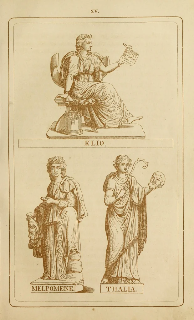An illustration from Der Olymp, oder, Mythologie der Griechen und Römer : mit Einschluss der aegyptischen, nordischen und indischen Götterlehre : zum Selbtsunterricht für die erwachsene Jugend und angehende Künstler, sowie für höhere Lehranstalten, 1868, leaf 221