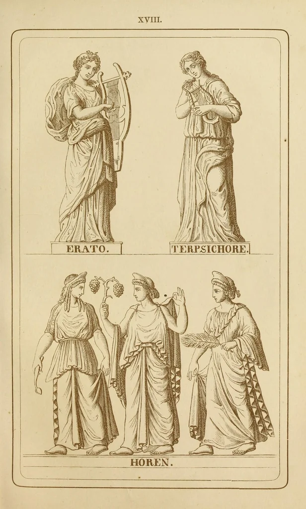 An illustration from Der Olymp, oder, Mythologie der Griechen und Römer : mit Einschluss der aegyptischen, nordischen und indischen Götterlehre : zum Selbtsunterricht für die erwachsene Jugend und angehende Künstler, sowie für höhere Lehranstalten, 1868, leaf 229