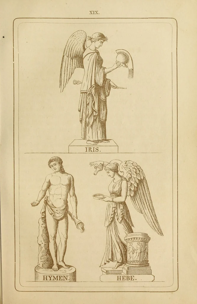 An illustration from Der Olymp, oder, Mythologie der Griechen und Römer : mit Einschluss der aegyptischen, nordischen und indischen Götterlehre : zum Selbtsunterricht für die erwachsene Jugend und angehende Künstler, sowie für höhere Lehranstalten, 1868, leaf 233