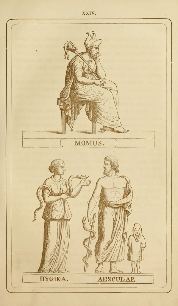 An illustration from Der Olymp, oder, Mythologie der Griechen und Römer : mit Einschluss der aegyptischen, nordischen und indischen Götterlehre : zum Selbtsunterricht für die erwachsene Jugend und angehende Künstler, sowie für höhere Lehranstalten, 1868, leaf 263