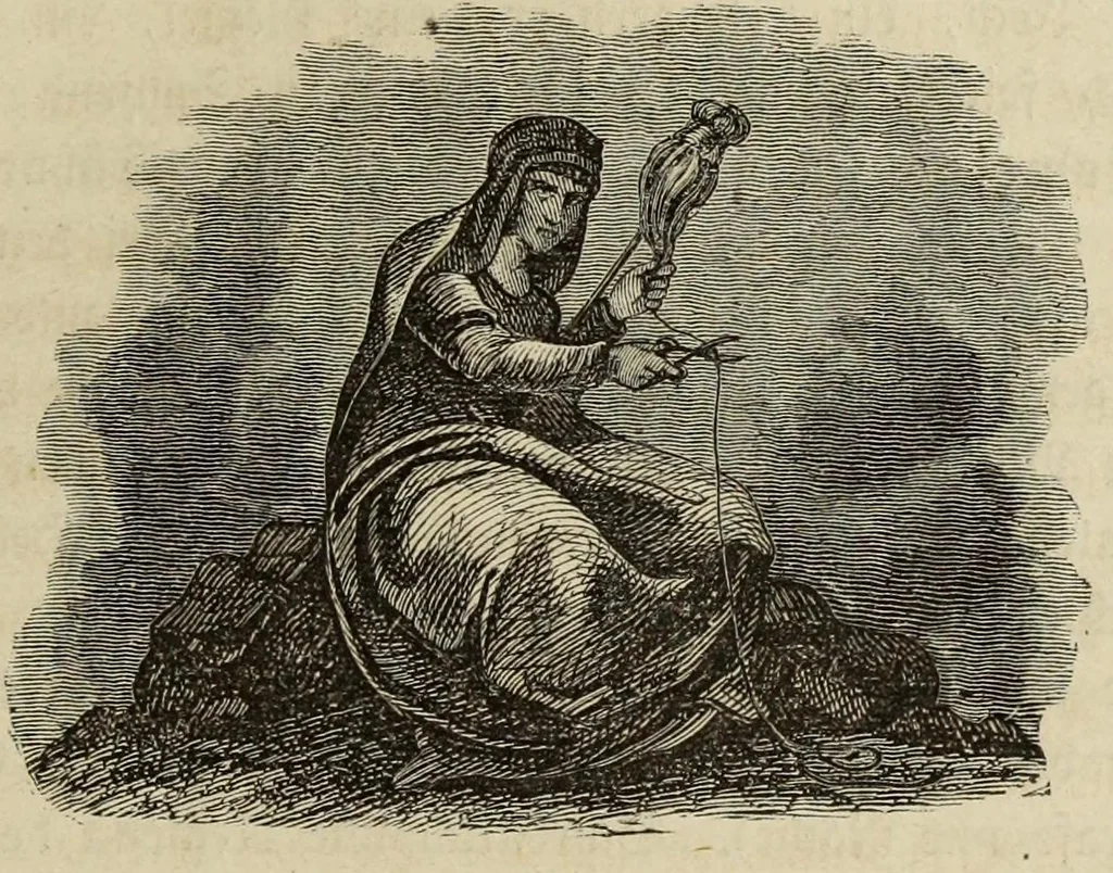 An illustration from Der Olymp, oder, Mythologie der Griechen und Römer : mit Einschluss der aegyptischen, nordischen und indischen Götterlehre : zum Selbtsunterricht für die erwachsene Jugend und angehende Künstler, sowie für höhere Lehranstalten, 1868, leaf 273