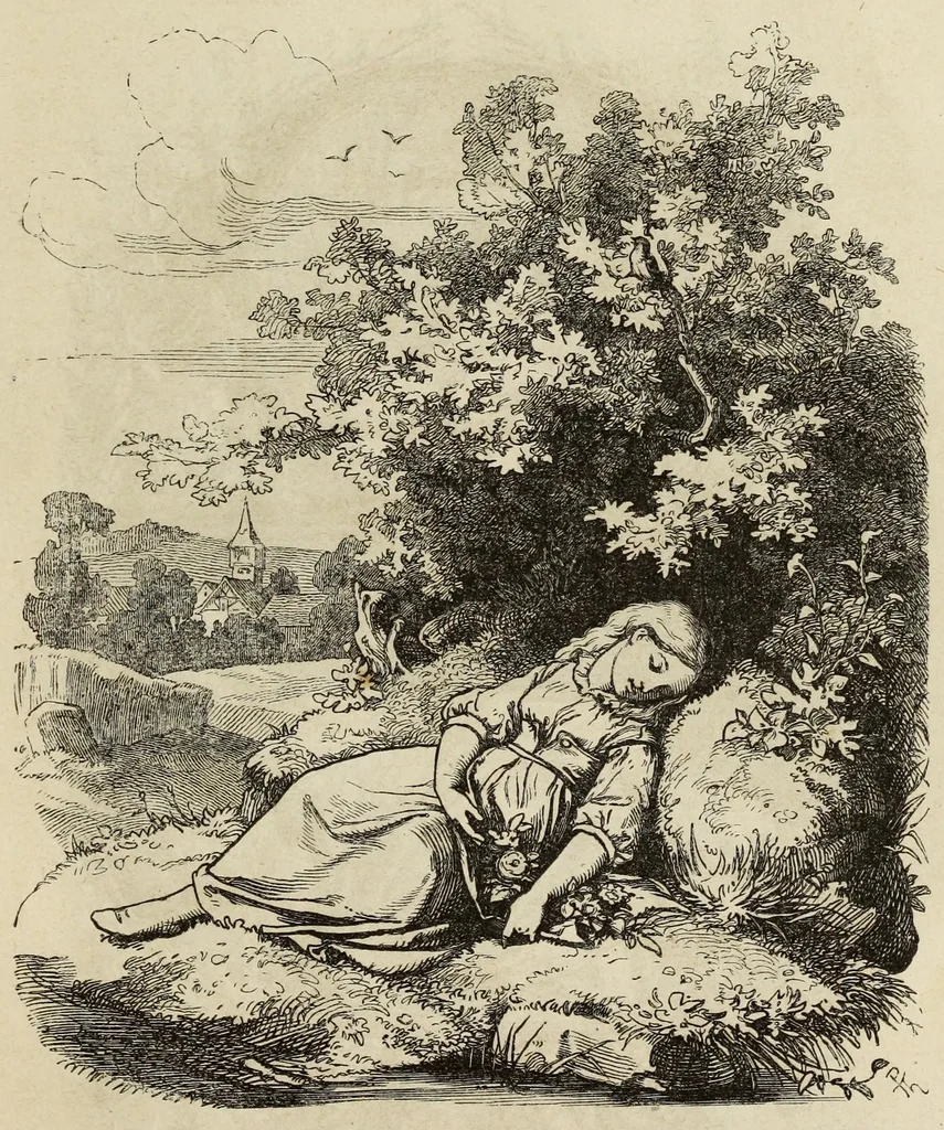 An illustration from Der Olymp, oder, Mythologie der Griechen und Römer : mit Einschluss der aegyptischen, nordischen und indischen Götterlehre : zum Selbtsunterricht für die erwachsene Jugend und angehende Künstler, sowie für höhere Lehranstalten, 1868, leaf 505