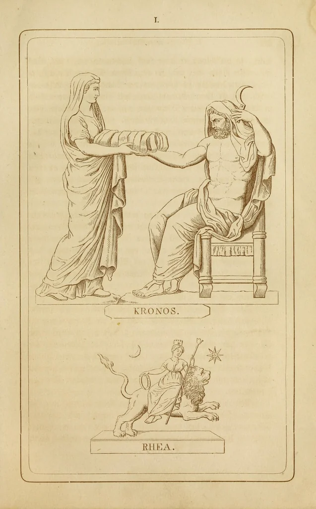 An illustration from Der Olymp, oder, Mythologie der Griechen und Römer : mit Einschluss der aegyptischen, nordischen und indischen Götterlehre : zum Selbtsunterricht für die erwachsene Jugend und angehende Künstler, sowie für höhere Lehranstalten, 1868, leaf 51