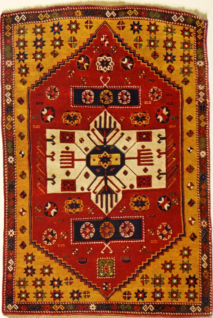 An illustration from Der Orient-Teppich in Geschichte, Kunstgewerbe und Handel, 1917, leaf 115
