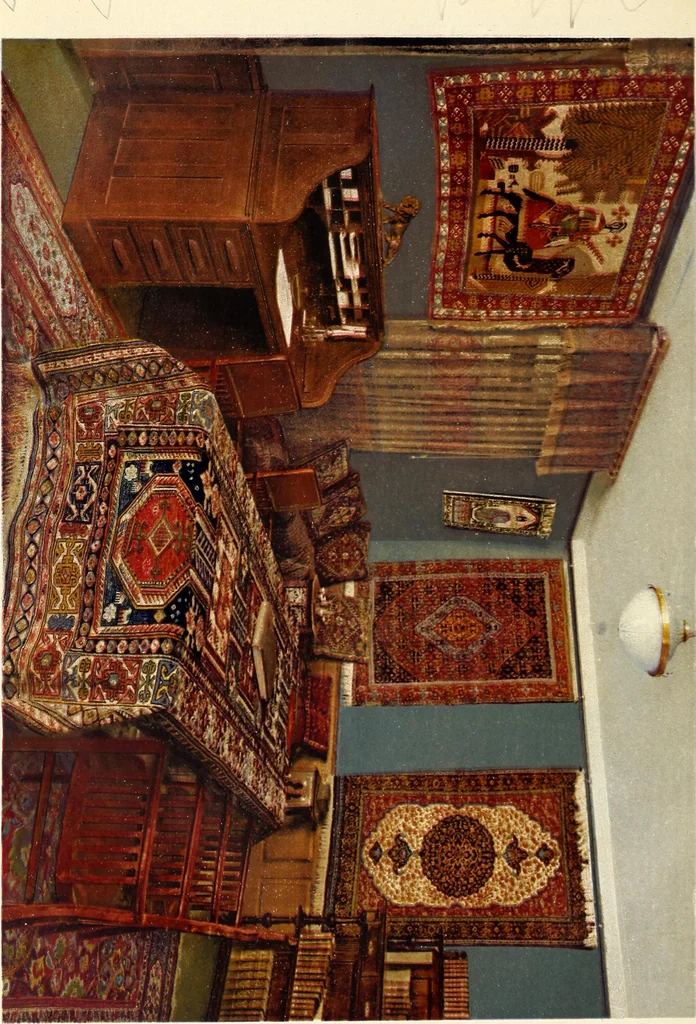 An illustration from Der Orient-Teppich in Geschichte, Kunstgewerbe und Handel, 1917, leaf 135