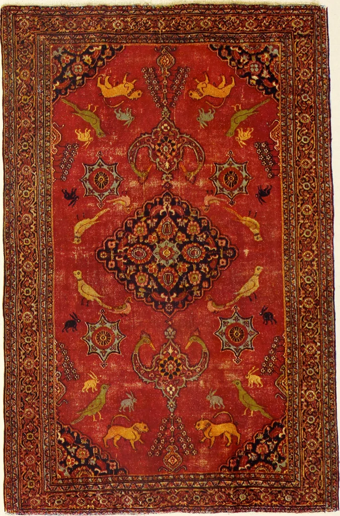 An illustration from Der Orient-Teppich in Geschichte, Kunstgewerbe und Handel, 1917, leaf 39