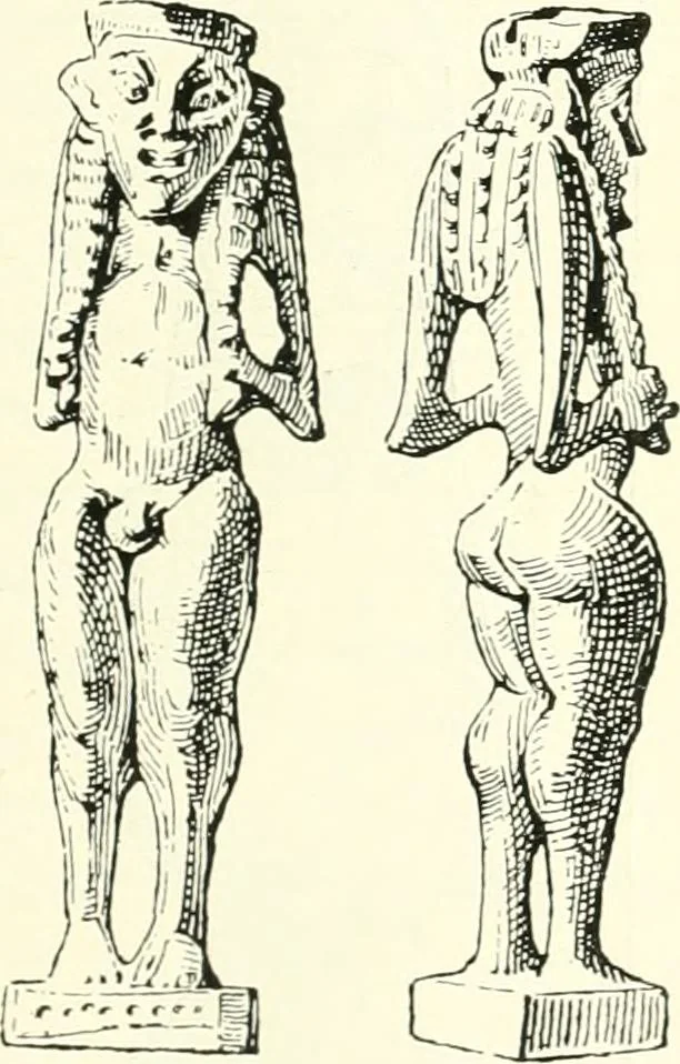 An illustration from Der Orient und die frühgriechische Kunst, 1912, leaf 108