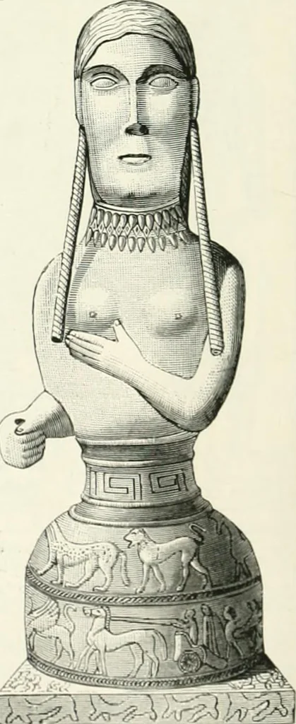 An illustration from Der Orient und die frühgriechische Kunst, 1912, leaf 109