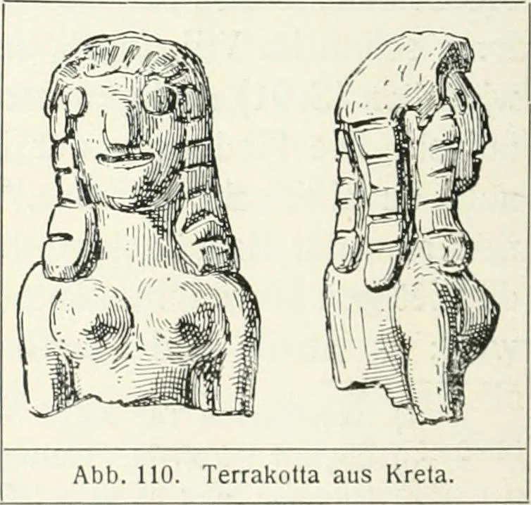 An illustration from Der Orient und die frühgriechische Kunst, 1912, leaf 115
