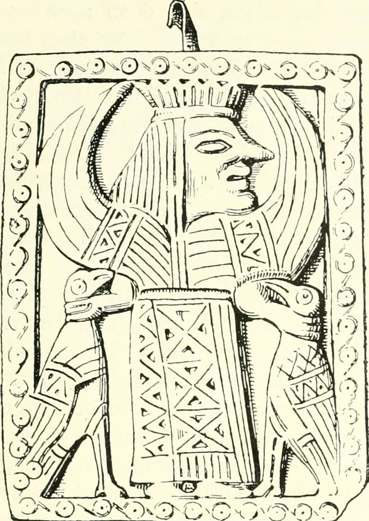 An illustration from Der Orient und die frühgriechische Kunst, 1912, leaf 124