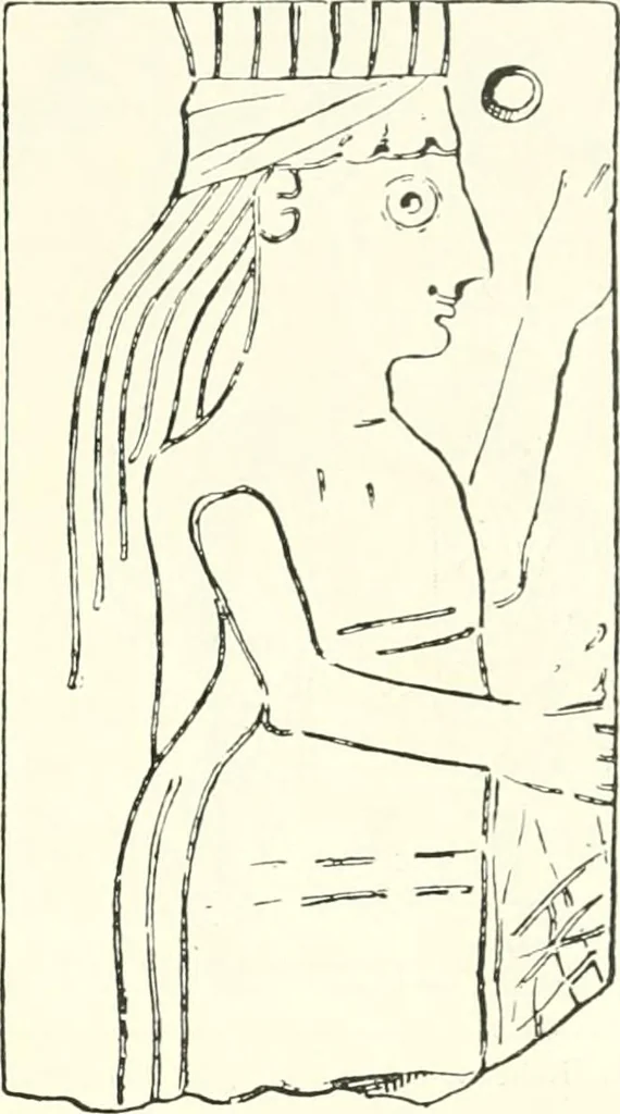 An illustration from Der Orient und die frühgriechische Kunst, 1912, leaf 124