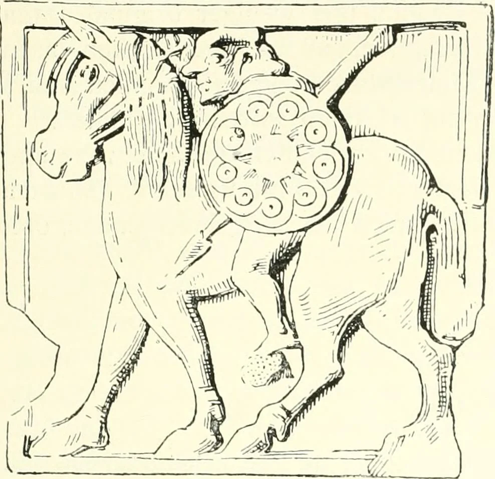An illustration from Der Orient und die frühgriechische Kunst, 1912, leaf 126