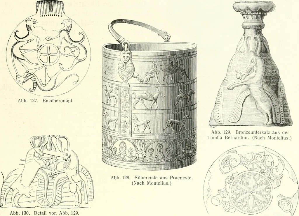 An illustration from Der Orient und die frühgriechische Kunst, 1912, leaf 132