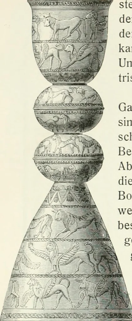 An illustration from Der Orient und die frühgriechische Kunst, 1912, leaf 135
