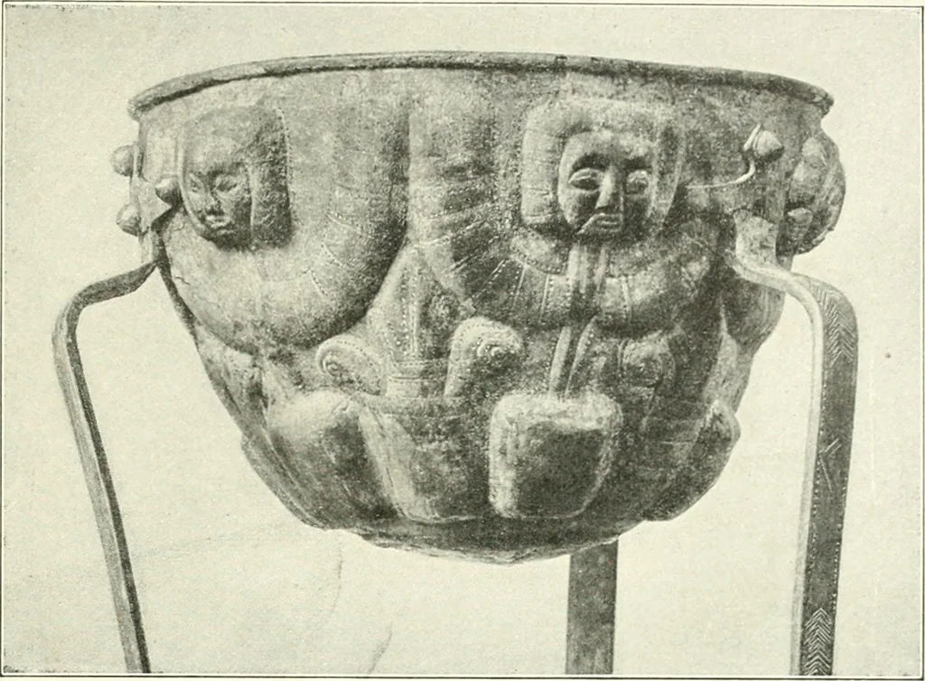 An illustration from Der Orient und die frühgriechische Kunst, 1912, leaf 138