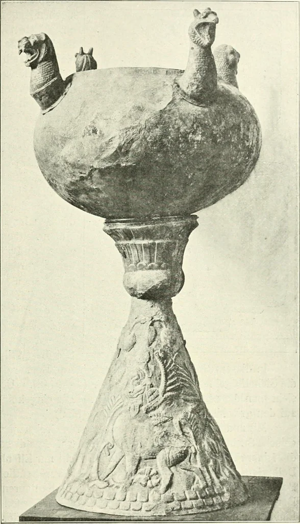 An illustration from Der Orient und die frühgriechische Kunst, 1912, leaf 140