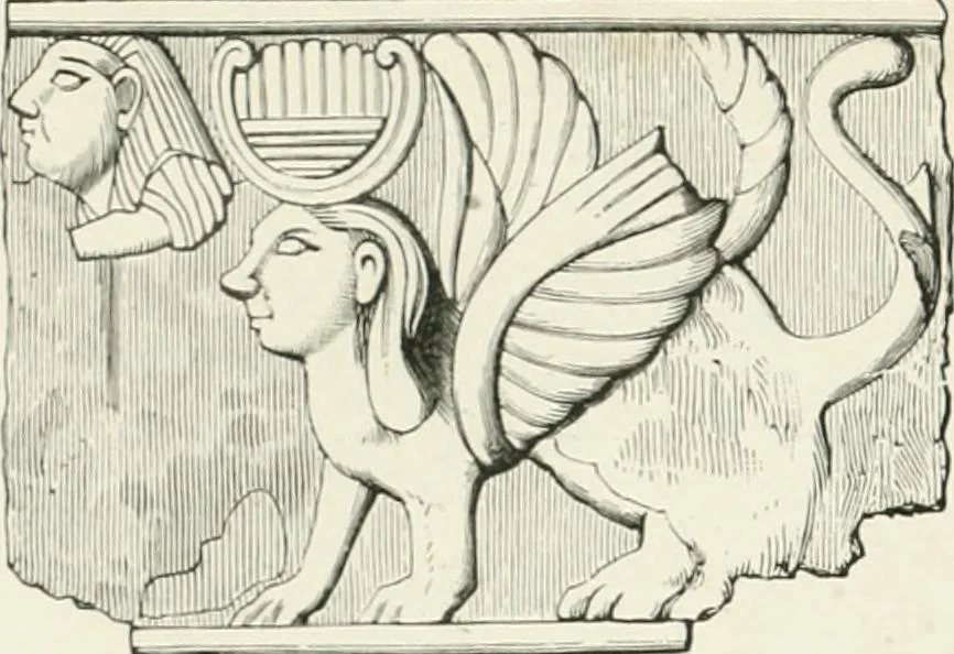 An illustration from Der Orient und die frühgriechische Kunst, 1912, leaf 141