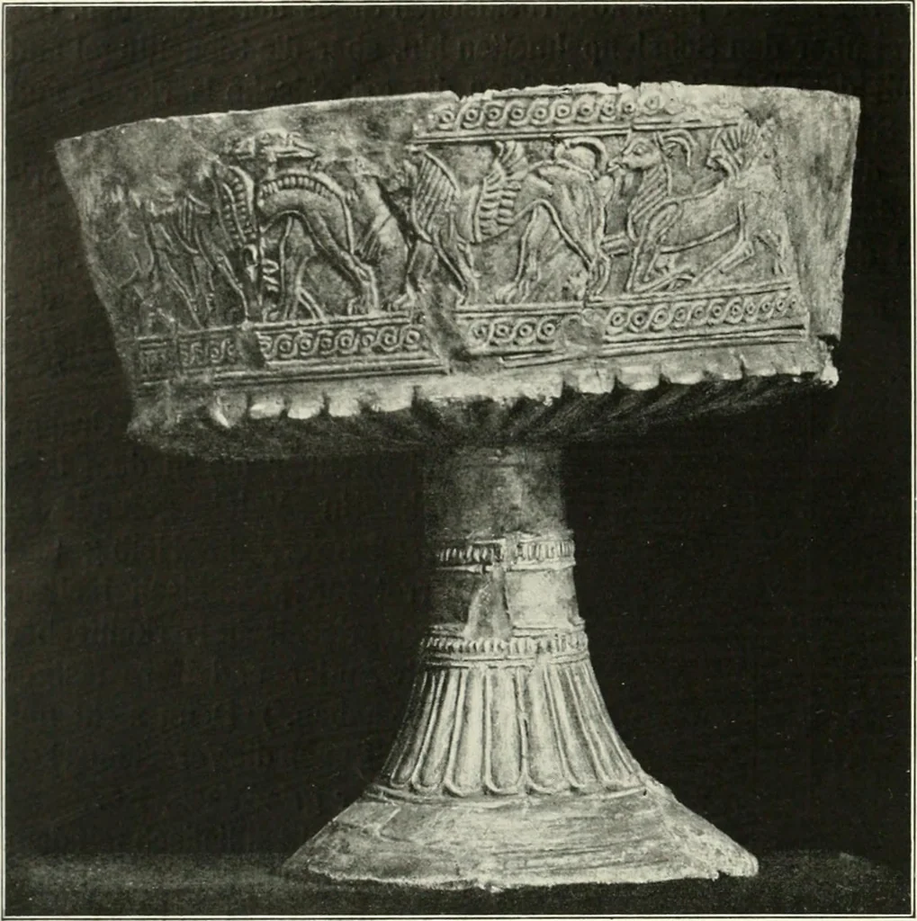 An illustration from Der Orient und die frühgriechische Kunst, 1912, leaf 143