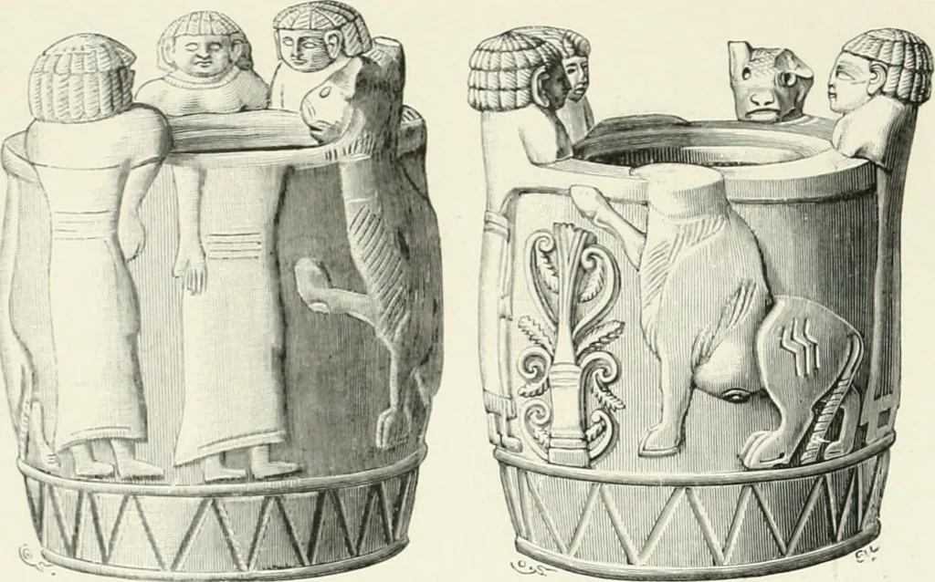 An illustration from Der Orient und die frühgriechische Kunst, 1912, leaf 145