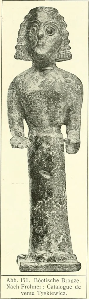 An illustration from Der Orient und die frühgriechische Kunst, 1912, leaf 158