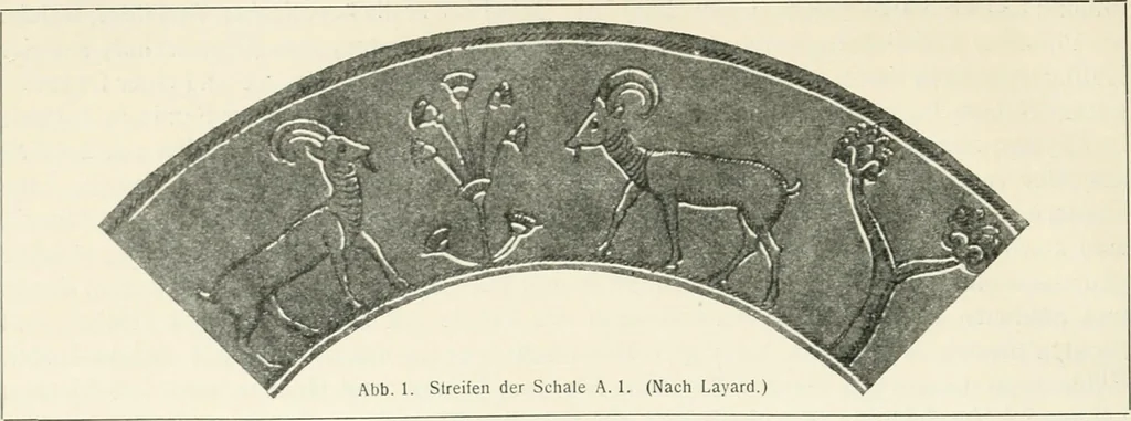 An illustration from Der Orient und die frühgriechische Kunst, 1912, leaf 17
