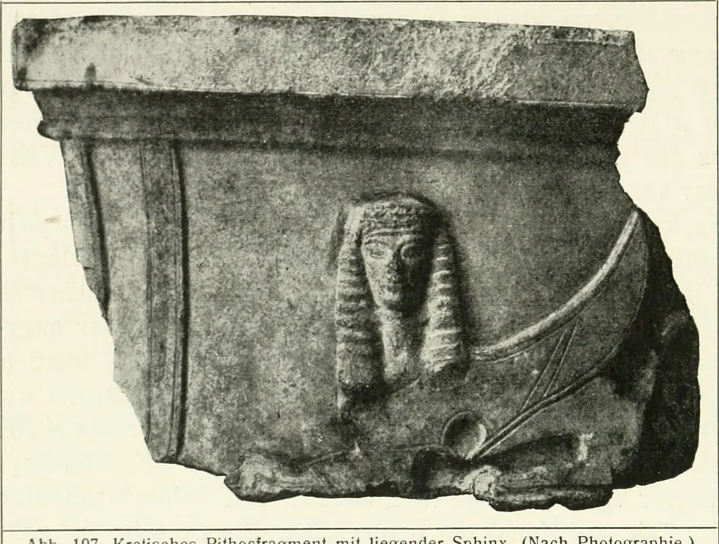 An illustration from Der Orient und die frühgriechische Kunst, 1912, leaf 195