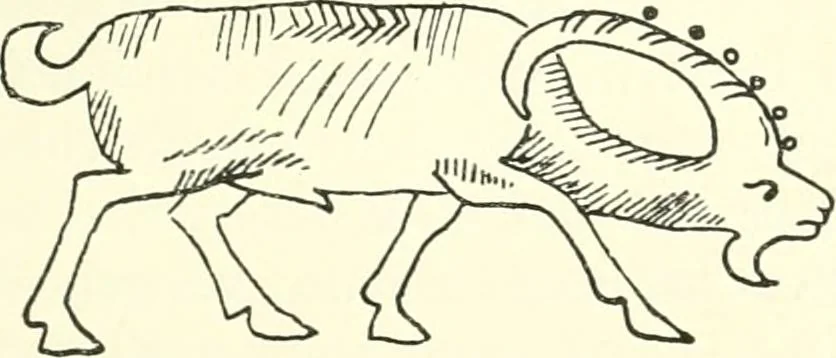 An illustration from Der Orient und die frühgriechische Kunst, 1912, leaf 28