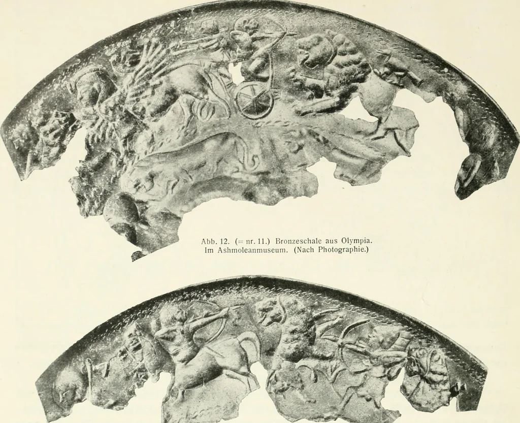 An illustration from Der Orient und die frühgriechische Kunst, 1912, leaf 33