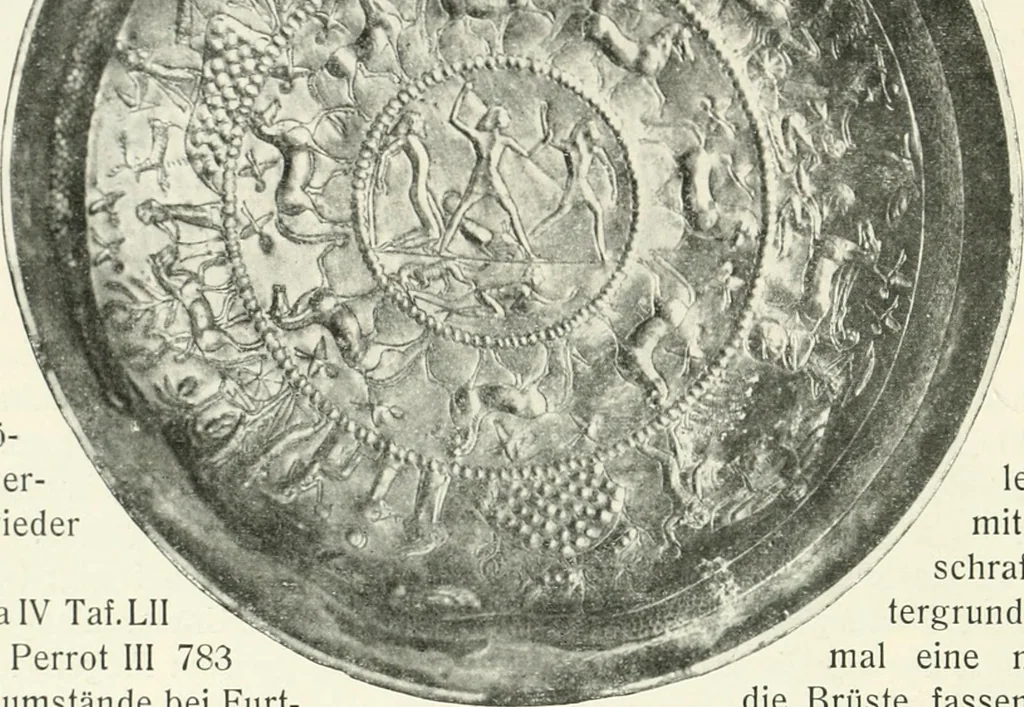 An illustration from Der Orient und die frühgriechische Kunst, 1912, leaf 35