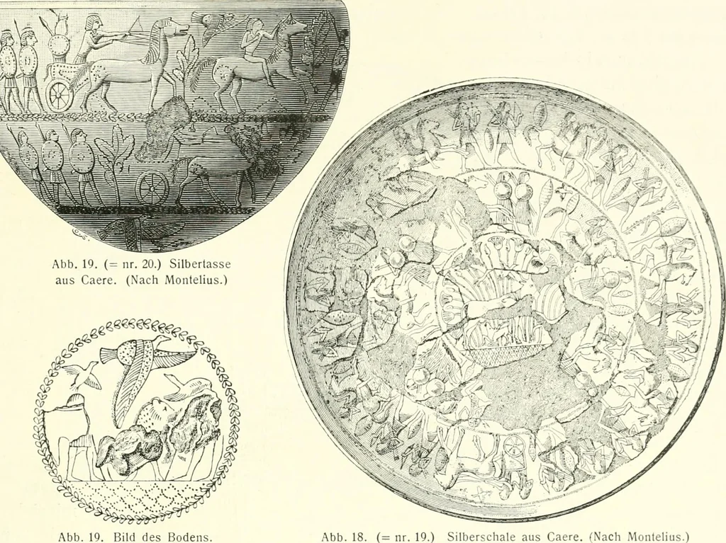 An illustration from Der Orient und die frühgriechische Kunst, 1912, leaf 38
