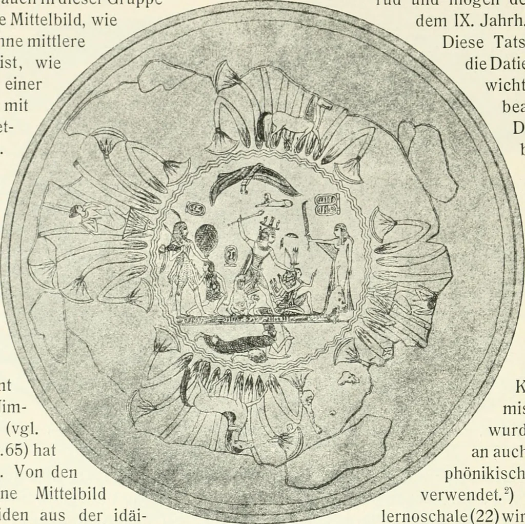 An illustration from Der Orient und die frühgriechische Kunst, 1912, leaf 39