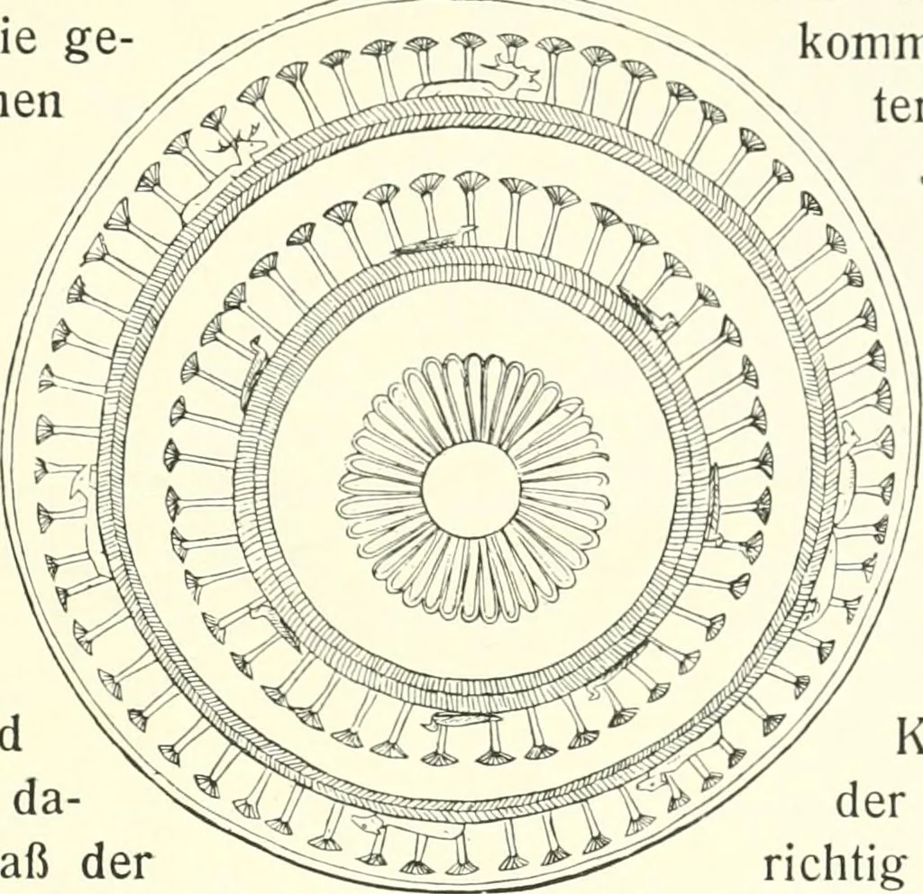 An illustration from Der Orient und die frühgriechische Kunst, 1912, leaf 44