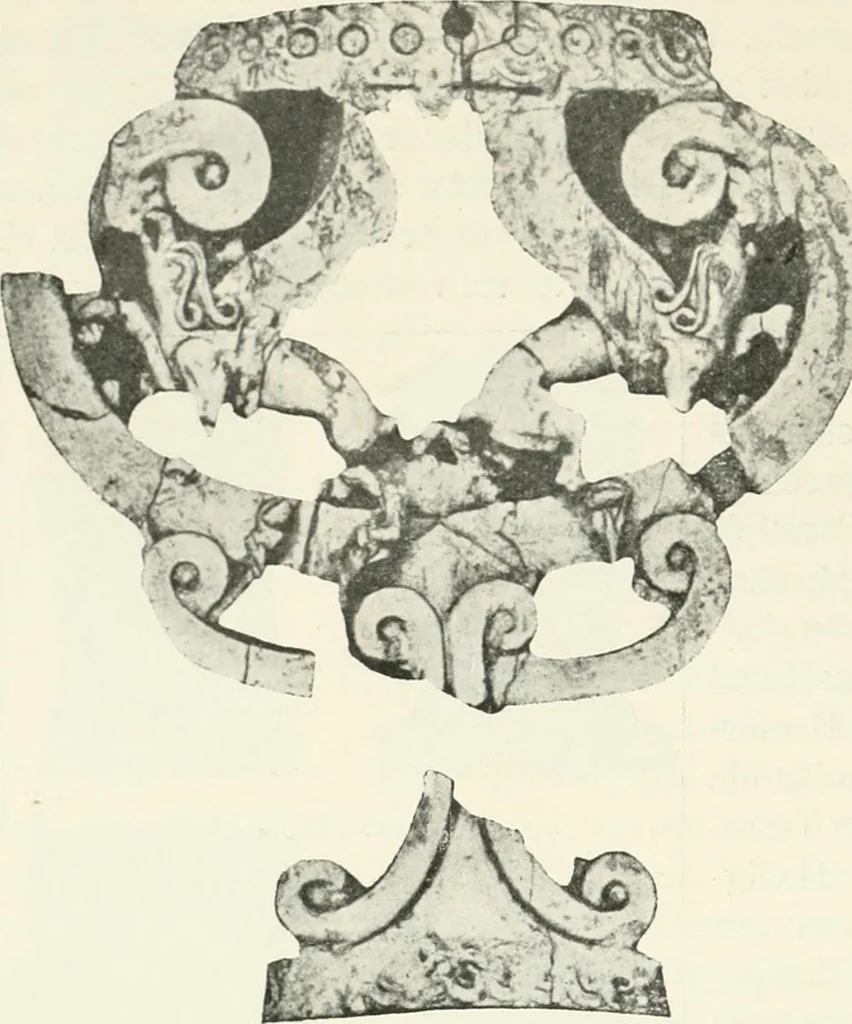 An illustration from Der Orient und die frühgriechische Kunst, 1912, leaf 59