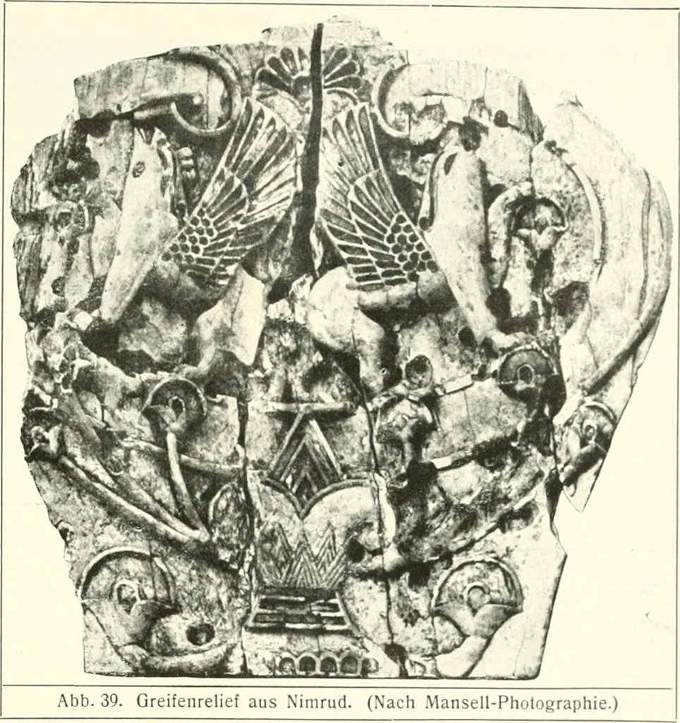 An illustration from Der Orient und die frühgriechische Kunst, 1912, leaf 60