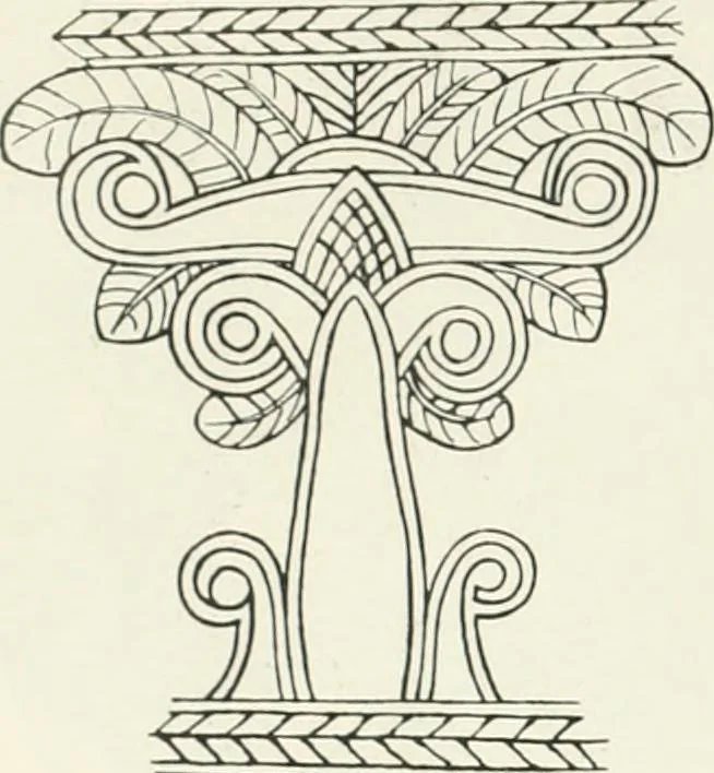 An illustration from Der Orient und die frühgriechische Kunst, 1912, leaf 61