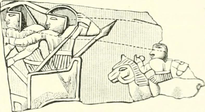 An illustration from Der Orient und die frühgriechische Kunst, 1912, leaf 62