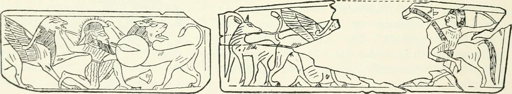 An illustration from Der Orient und die frühgriechische Kunst, 1912, leaf 63
