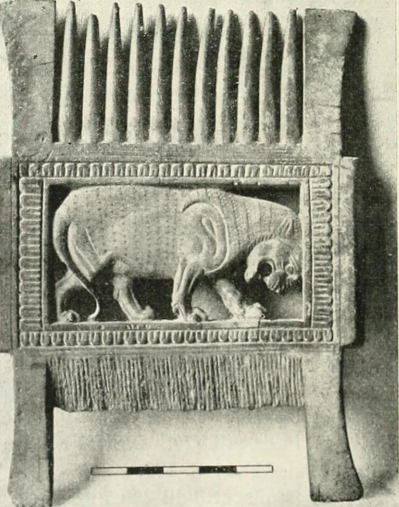 An illustration from Der Orient und die frühgriechische Kunst, 1912, leaf 65