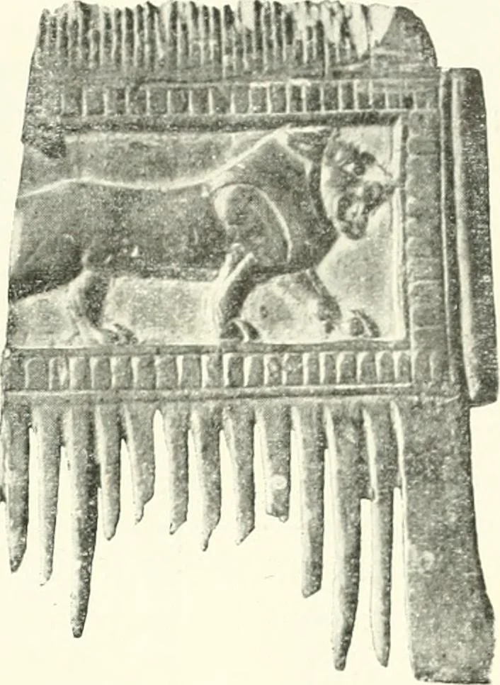 An illustration from Der Orient und die frühgriechische Kunst, 1912, leaf 66